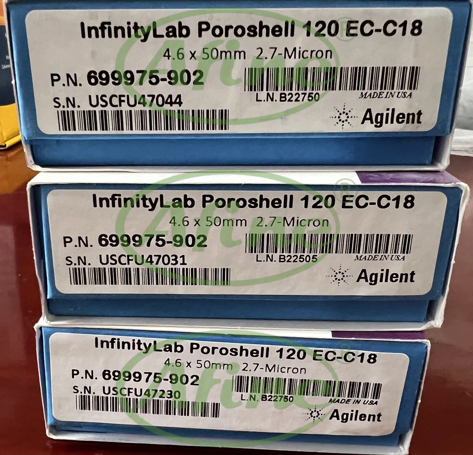 AFINE Agilent InfinityLab Poroshell 120 EC-C18 컬럼 699975-902693975-902823750-911820750-911820750-91