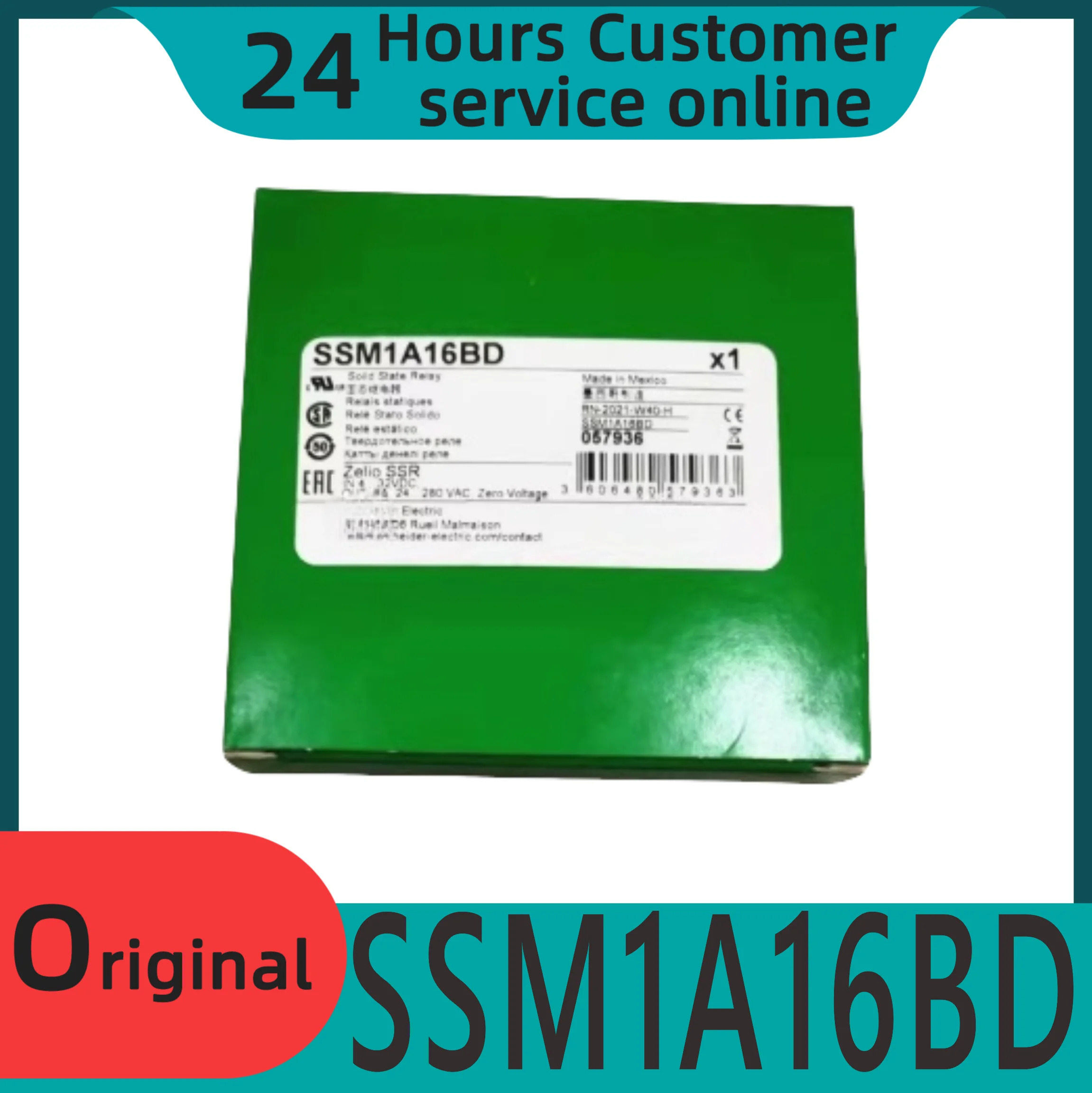 오리지널 SSM1A16BD 단상 모듈형 솔리드 스테이트 릴레이 280VAC 6A