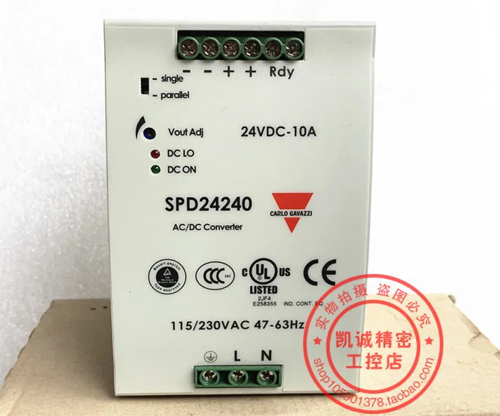 스위스 Jiale Carlo Gazzi 스위치 전원공급장치 SPD24240 24VDC 10A