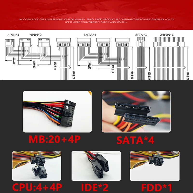 만리장성PSU 전원공급장치 GW-EPS1U250HC-YC 1U 250W 신