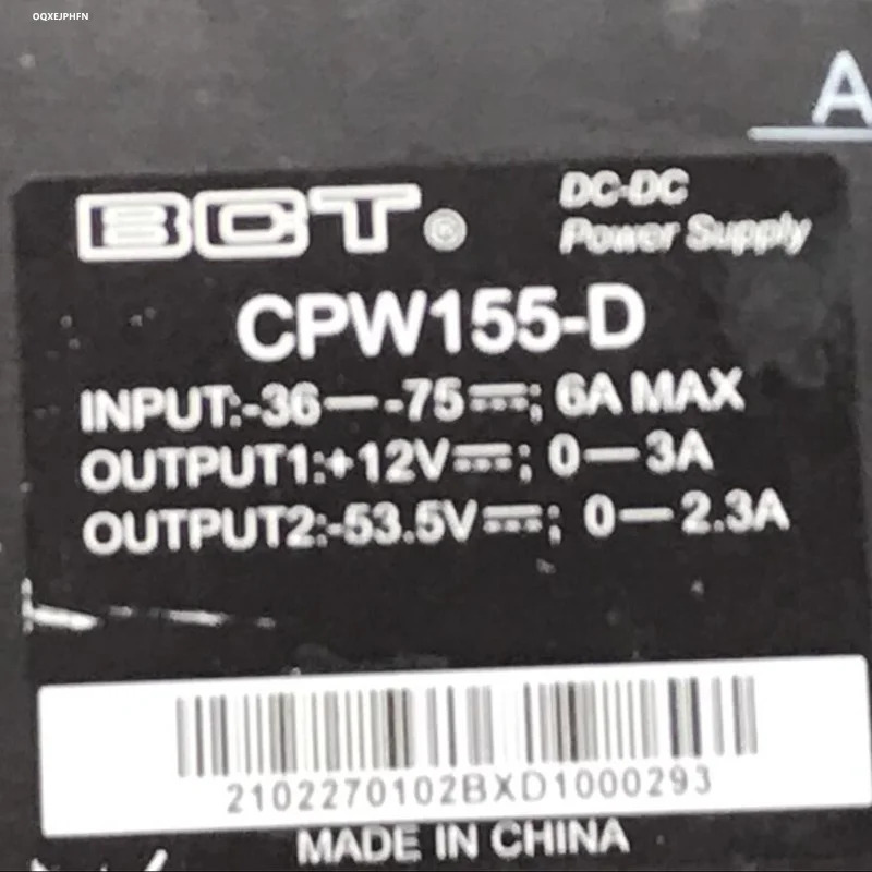 오리지널 전원공급장치 BCT 12V3A -53.5 V2.3A 155W CPW155-D