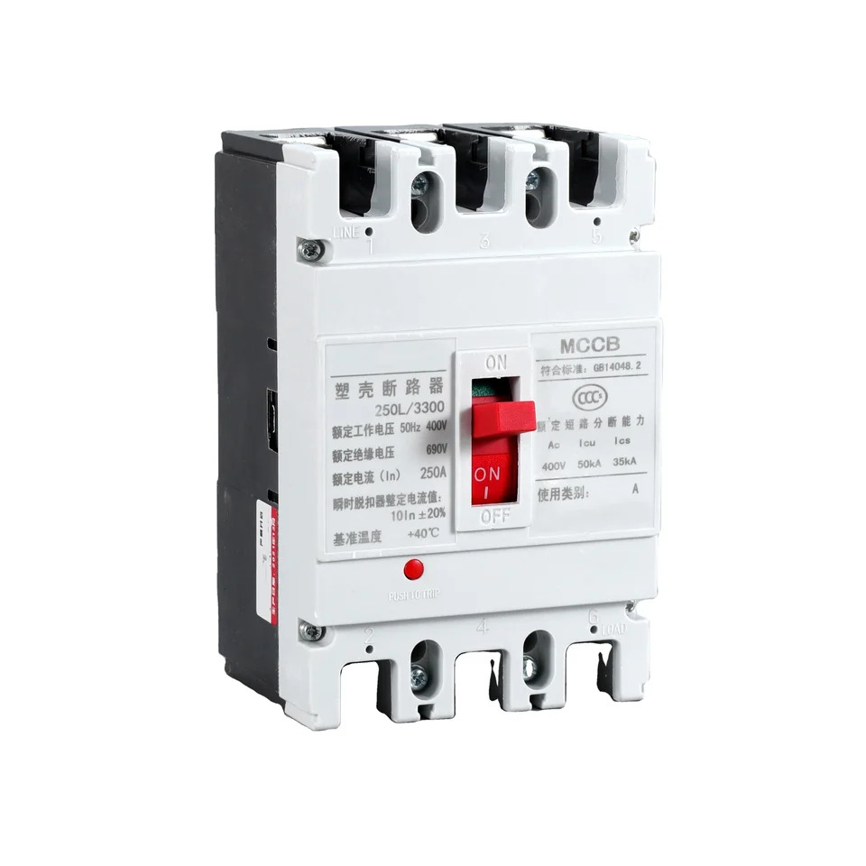 Usune Electric MCCB 몰드 케이스 차단기 DC 회로차단기 3 극 1250A 400V 690V 1000A 3P