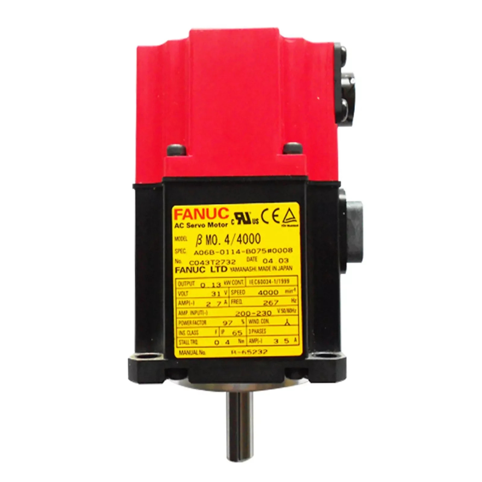 A06B-0114-B075 Fanuc AC 서보모터 12개월 A06B0114B075