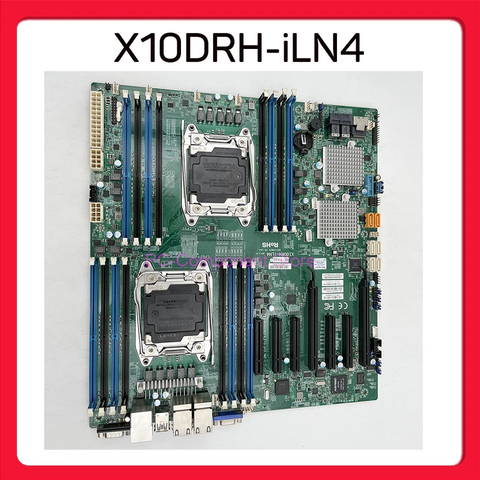 Supermicro 서버 마더보드 지원 E5-2600 V4/V3 군 DDR4 IPMI 2.0 LGA2011 X10DRH-iLN4