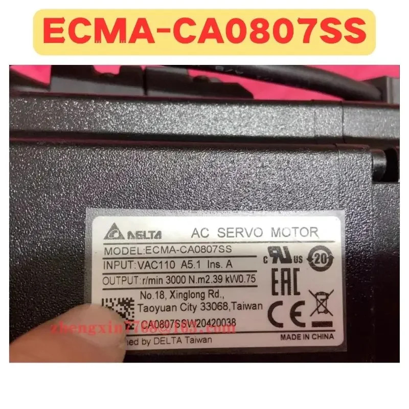 오리지널 ECMA-CA0807SS 서보모터 ECMA CA0807SS 신