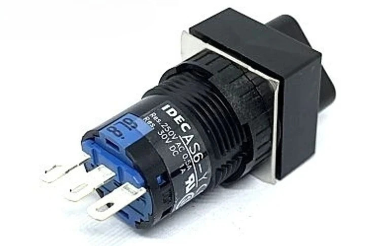 AS6-Y AS6Q-2Y1C 2Y2C 3Y2C 사각 자동 잠금 로터리 스위치 구멍 16