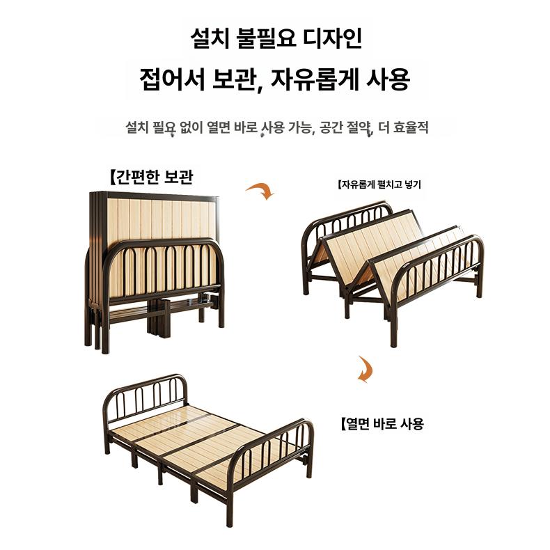 접이식 평상 폴딩 방부목 야외용 들마루 간이 캠핑 데크 펜션 프레임 피크닉 대청마루 - 상세 이미지 3