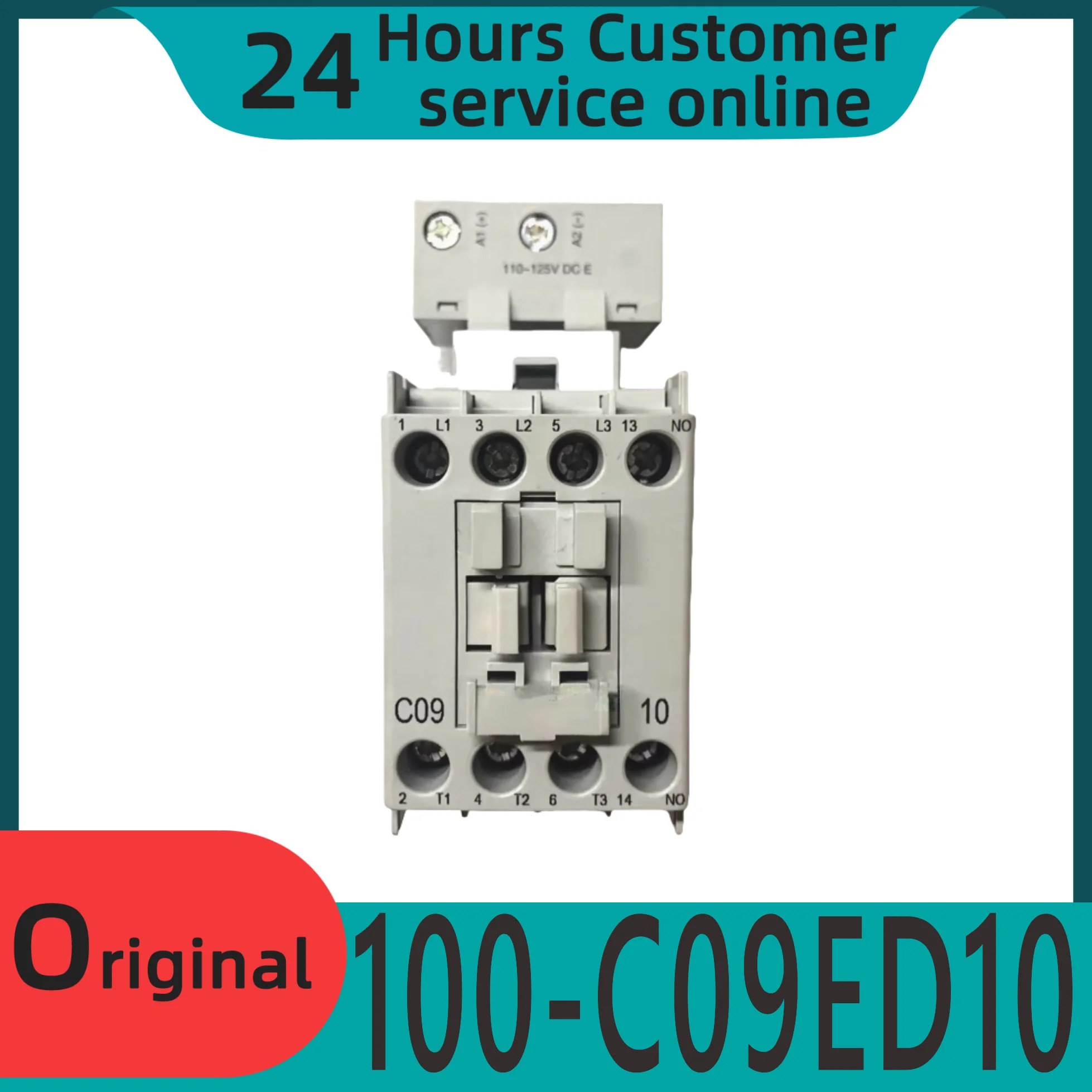 오리지널 DC 접촉기 100-C09ED10 110-125VDC
