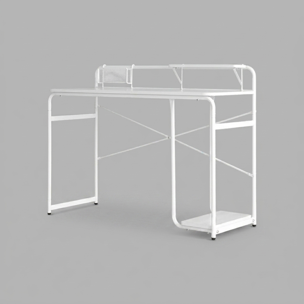 OLLSON E형 책상 1200mmx477mmx895mm, 올화이트 2775.7953 - 상세 이미지 4