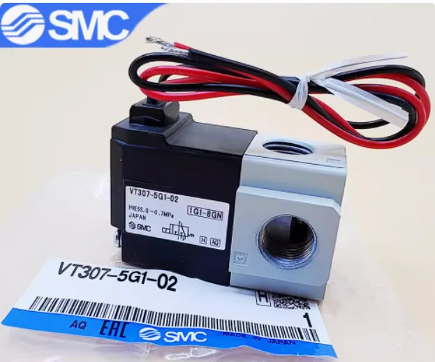 SMC 솔레노이드 밸브 VT307-6G1-02 12V VT307V-6G1-02 VT307-5G1-01-F VT307-5G1-02-F