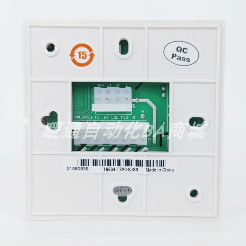존슨 T6634-TE20-9JS0/T6334-TB20-9JS 0 냉각팬 코일 LCD 온도조절기