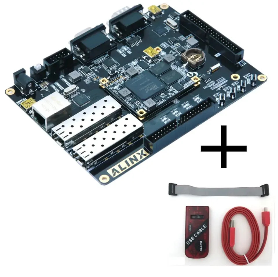 자일링스 FPGA 개발보드 보드 JTAG 프로 로더 Artix-7 A7 XC7A100T 이더넷 2SFP RS232 VGA USB ALINX