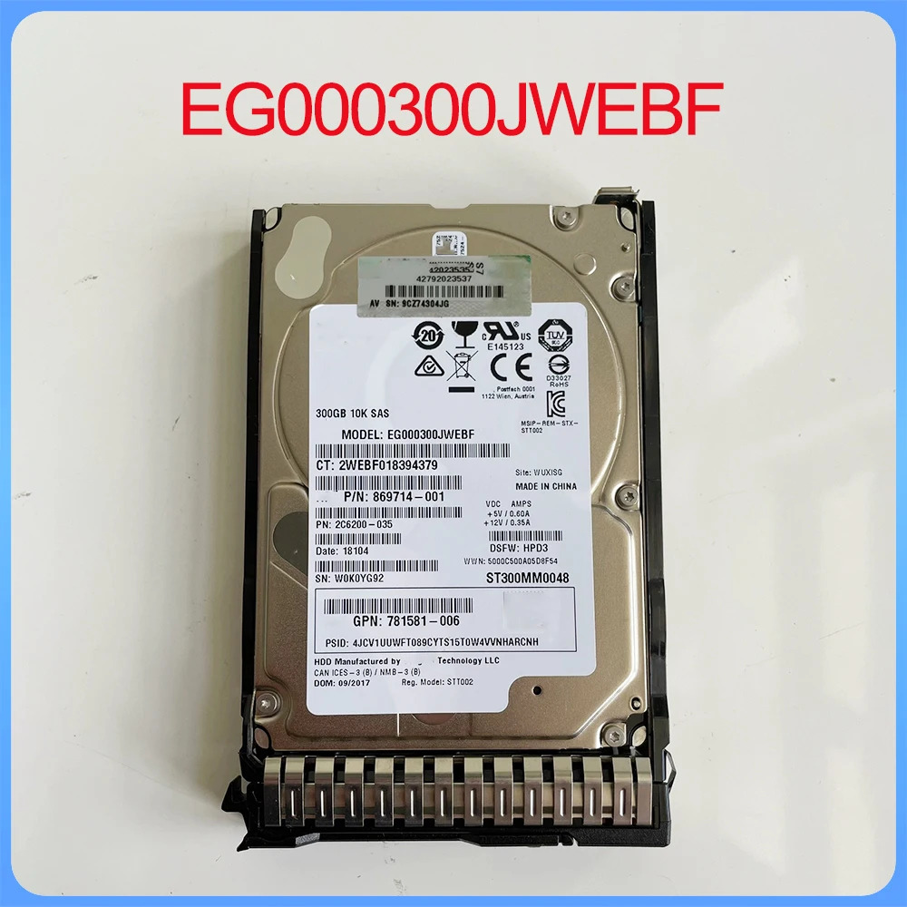 hp호환 300G SAS 하드 872475-B21 872735-001 869714-001 EG000300JWEBF