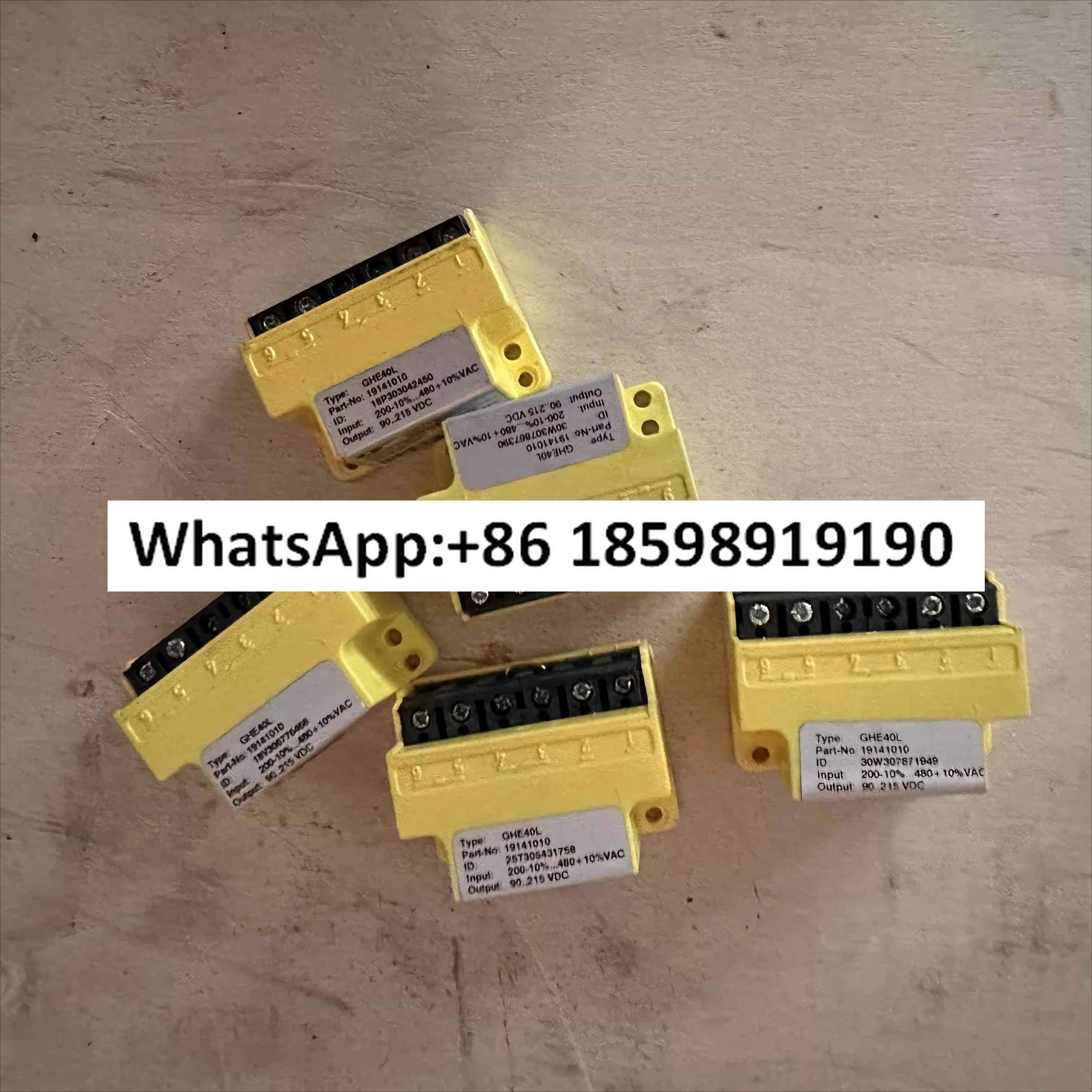 GHE40L 19141010 정류기 블록 모터 브레이크 GVE20L