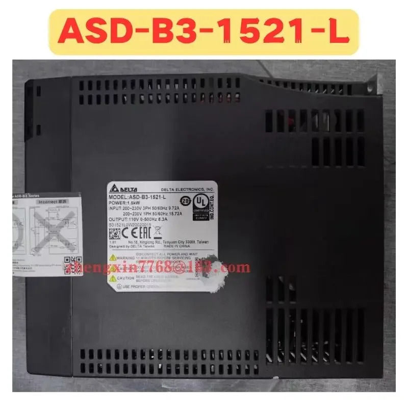리퍼 서보 드라이브 ASD-B3-1521-L ASD B3 1521 L 정상 기능 완료