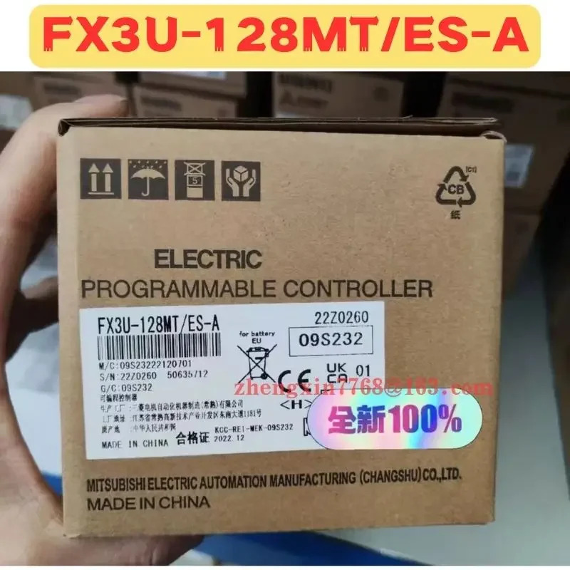 오리지널 FX3U-128MT/ES-A FX3U-128MT ES-A PLC 신