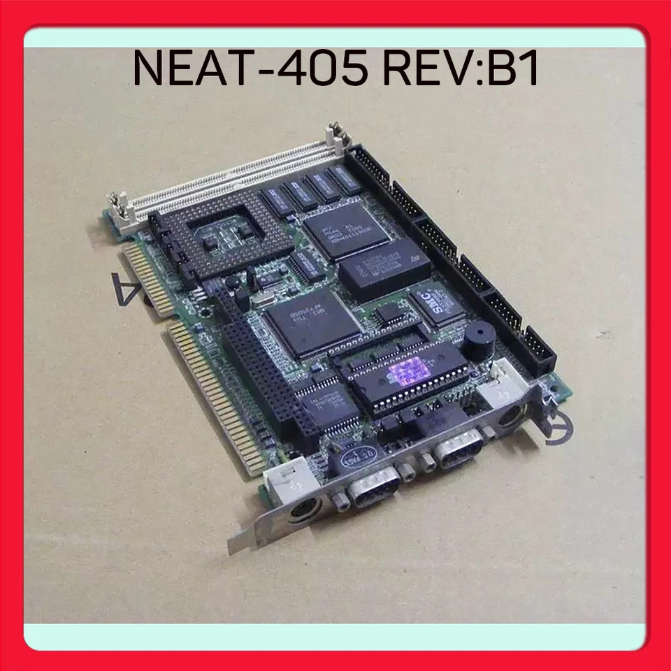 산업제어 카드 486 하프 길이 ISA NEAT-405 REVB1