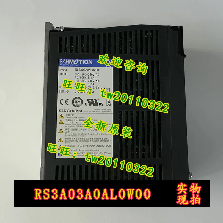 일본 산요 서보 드라이브 포장 RS1A03AAAWFF RS3A0AL0W00