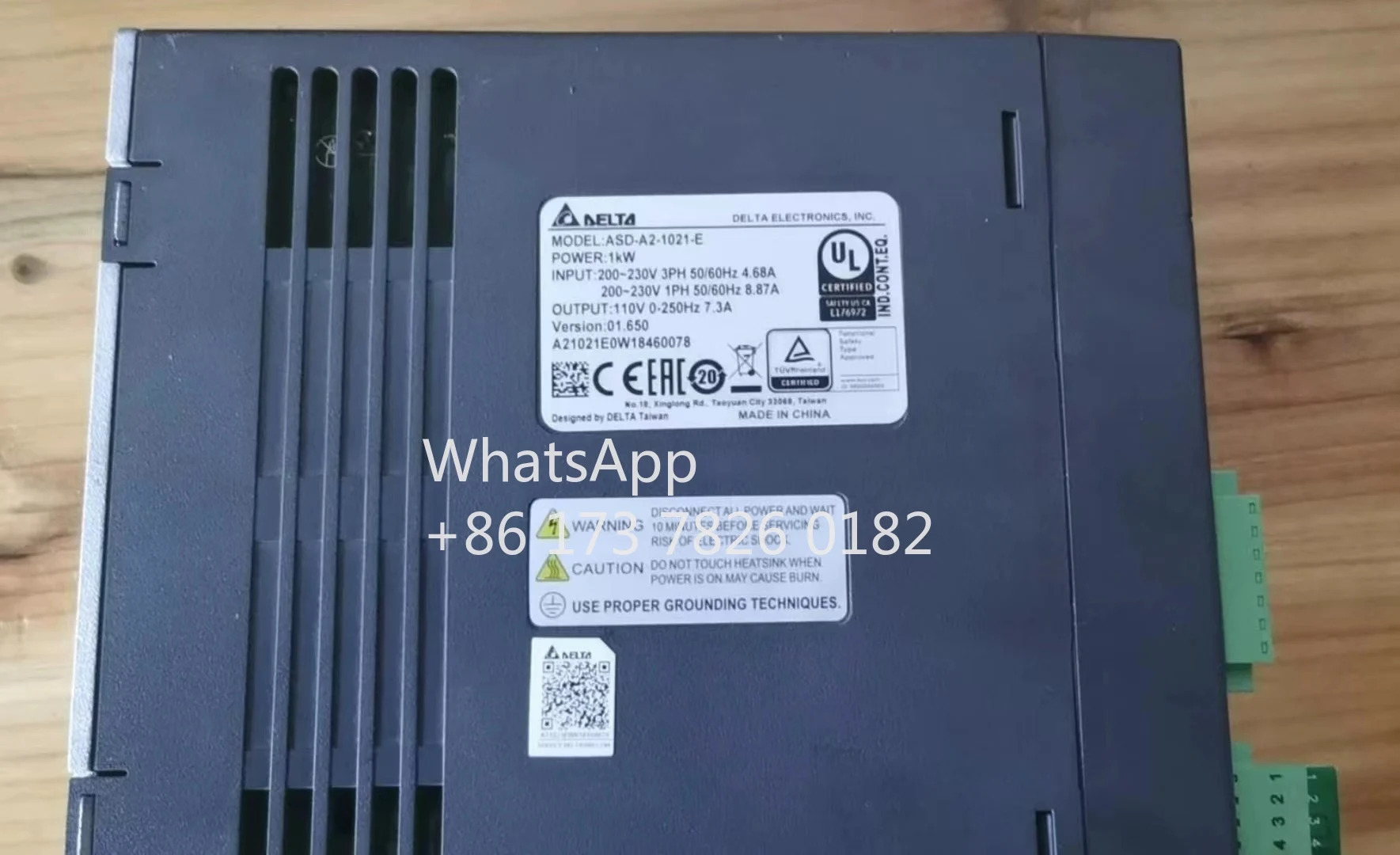 ASD-A2-1021-E 리퍼 서보 드라이브 1.0kW 기능 OK