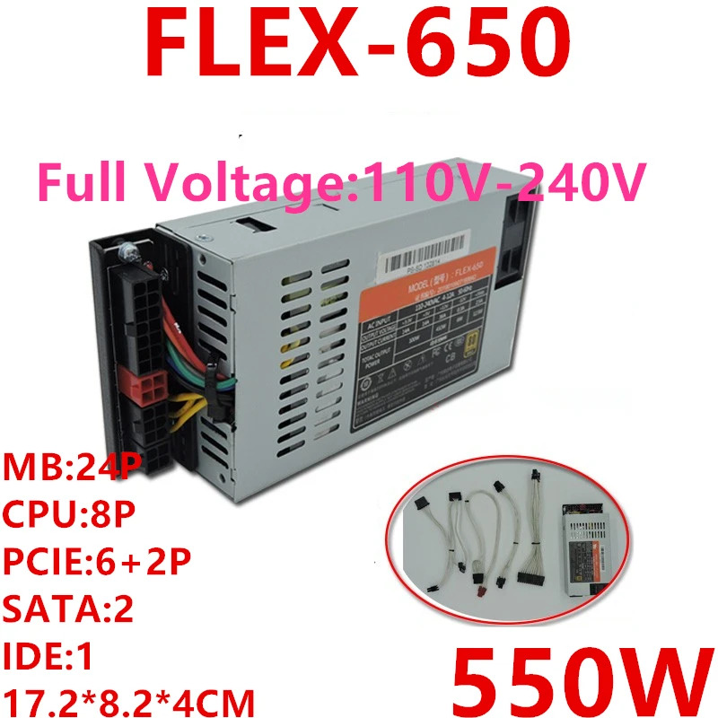 XinHang ITX Flex Nas 소형 1U 80plus Gold K39 K35 S3 M41M24 550W 전원공급장치 FLEX-650 FLEX-600 새 원본 PSU