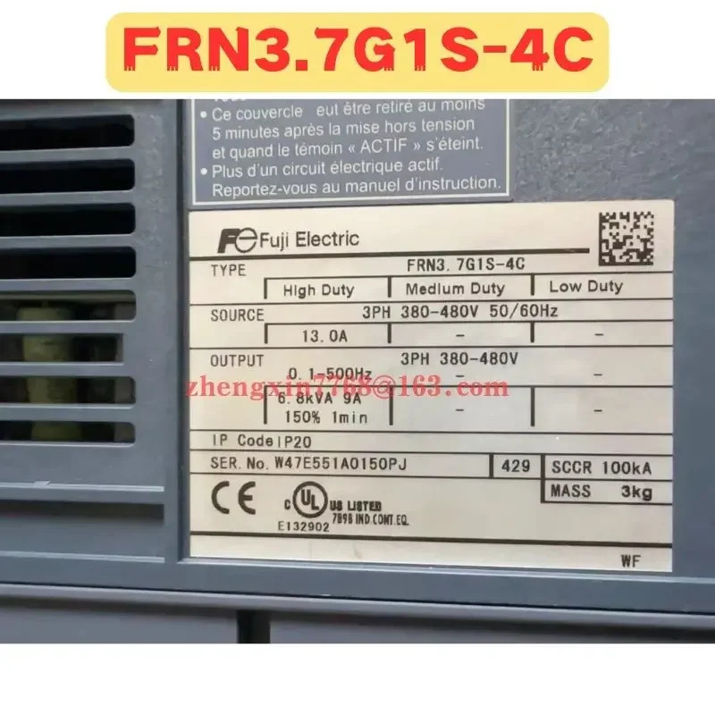 리퍼 주파수 변환기 FRN3.7G1S-4C 정상 기능 완료 FRN3.7G1S 4C