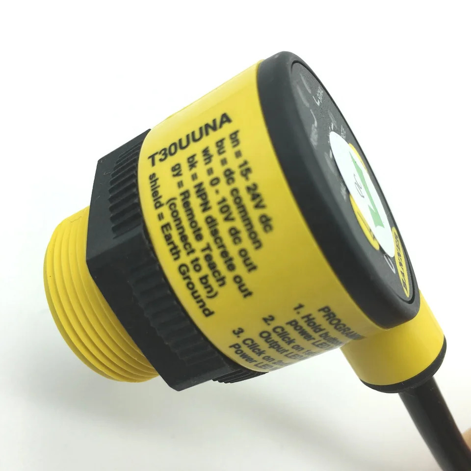 55989 초음파 센서 감지 범위 150 mm 1000mm 배너 npn T30UUNA 30 스레드 헤드 포함