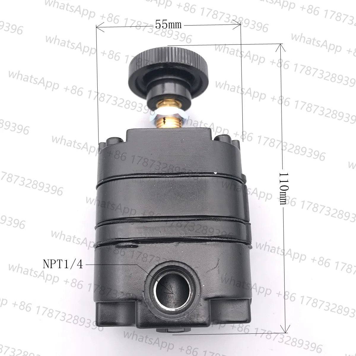 BELLOFRAM TYPE-10 2120PSI 압력 조절 밸브 962-191-000 검정색 정밀 감압밸브
