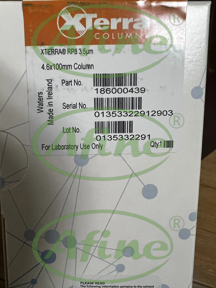 AFINE Waters Xterra Shield 크빈티지토그래피 럼 186000480186000439186000443186004744 RP18 125 5UM 39mm X 150m