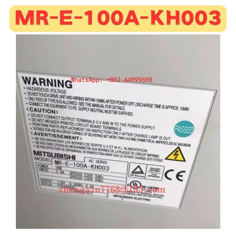 MR-E-100A-KH003 MR E 100A KH003 서보 드라이브 신
