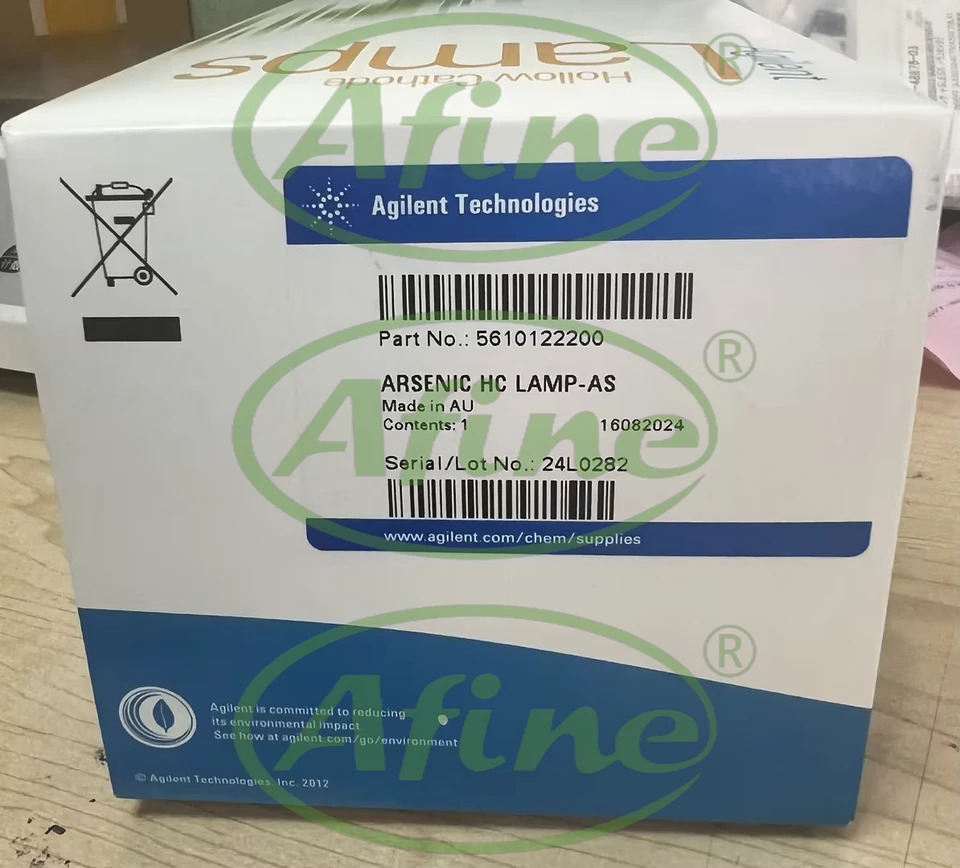 AFINE Agilent 5610122200 코드되지 않은 비소 As 단일 요소 음극 램프