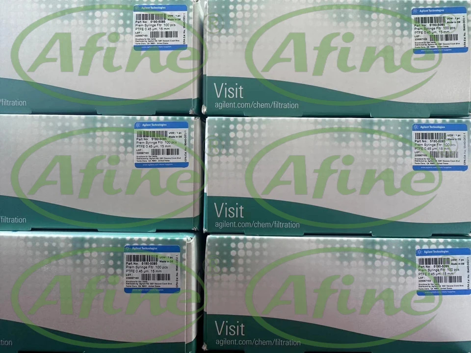 AFINE Agilent 원흡수 기타 용품 5190-5085 캡티바 PTFE 직경 15mm 구멍 크기 0.45 m 100/pkg