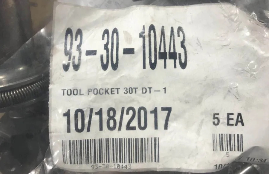 DT-1 오리지널 HAAS 공작 기계 슬리브 93-30-10443