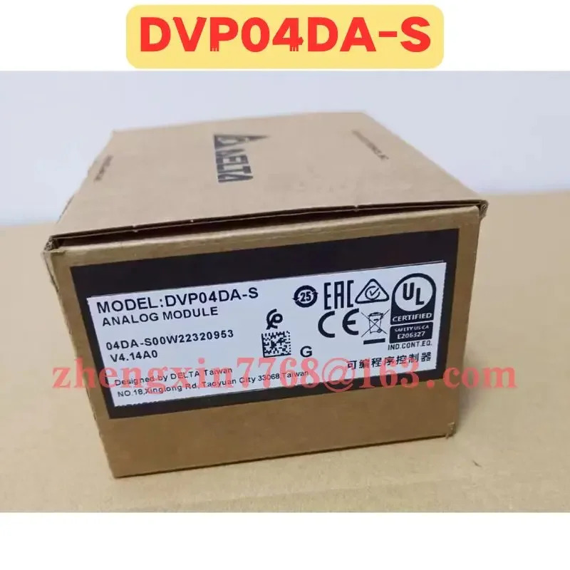 오리지널 DVP04DA-S DVP04DA S PLC 모듈 신