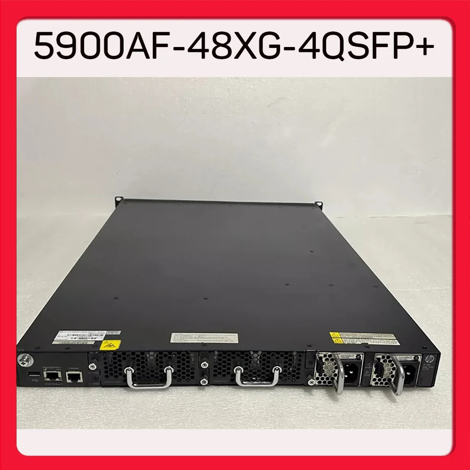 H-P 48 포트 SFP  4 40G 10G 네트워크 스위치 JC772A 5900AF-48XG-4QSFP