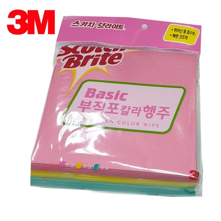 도모아 3M 0315 부직포 칼라행주 10매 독일행주 - 상품 이미지