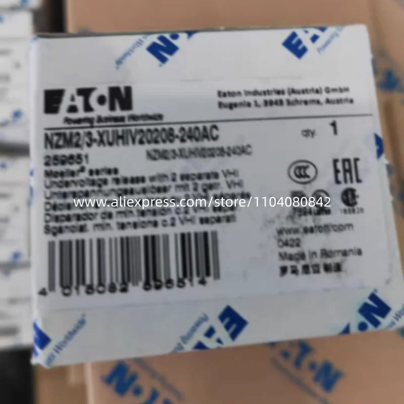 EATON 저전압 코일 NZM2/3-XUHIV8-240AC 신