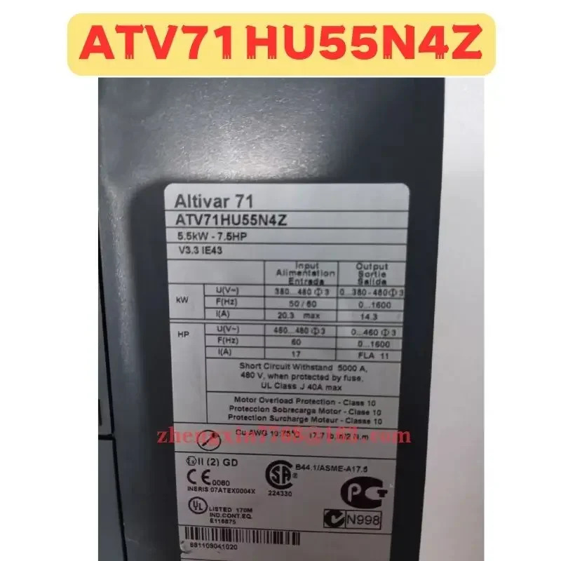 리퍼 주파수 변환기 정상 기능 완료 ATV71HU55N4Z