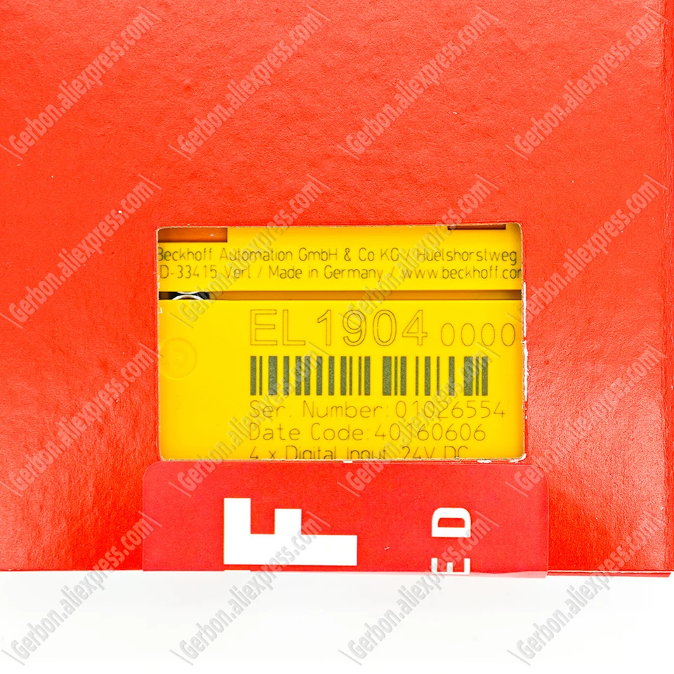 Beckhoff EL1904 EtherCAT 터미널 4 채널 디지털 입력 24 V DC TwAFE 신