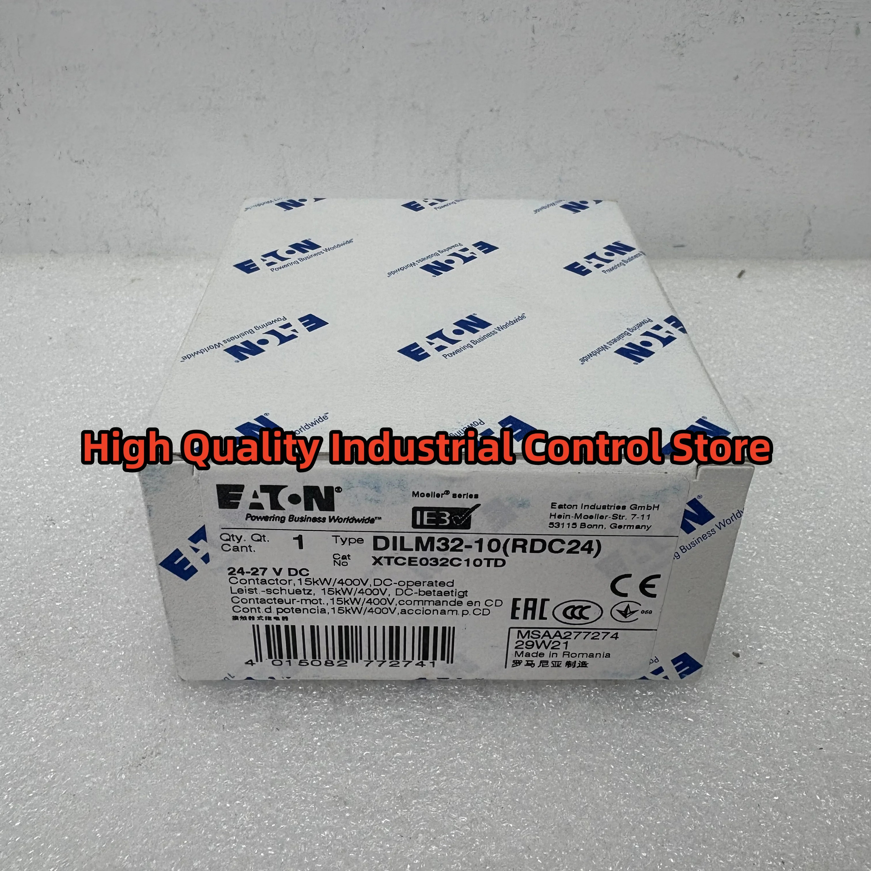 DILM32-10 RDC24 XTCE032C10TD 접촉기 원본