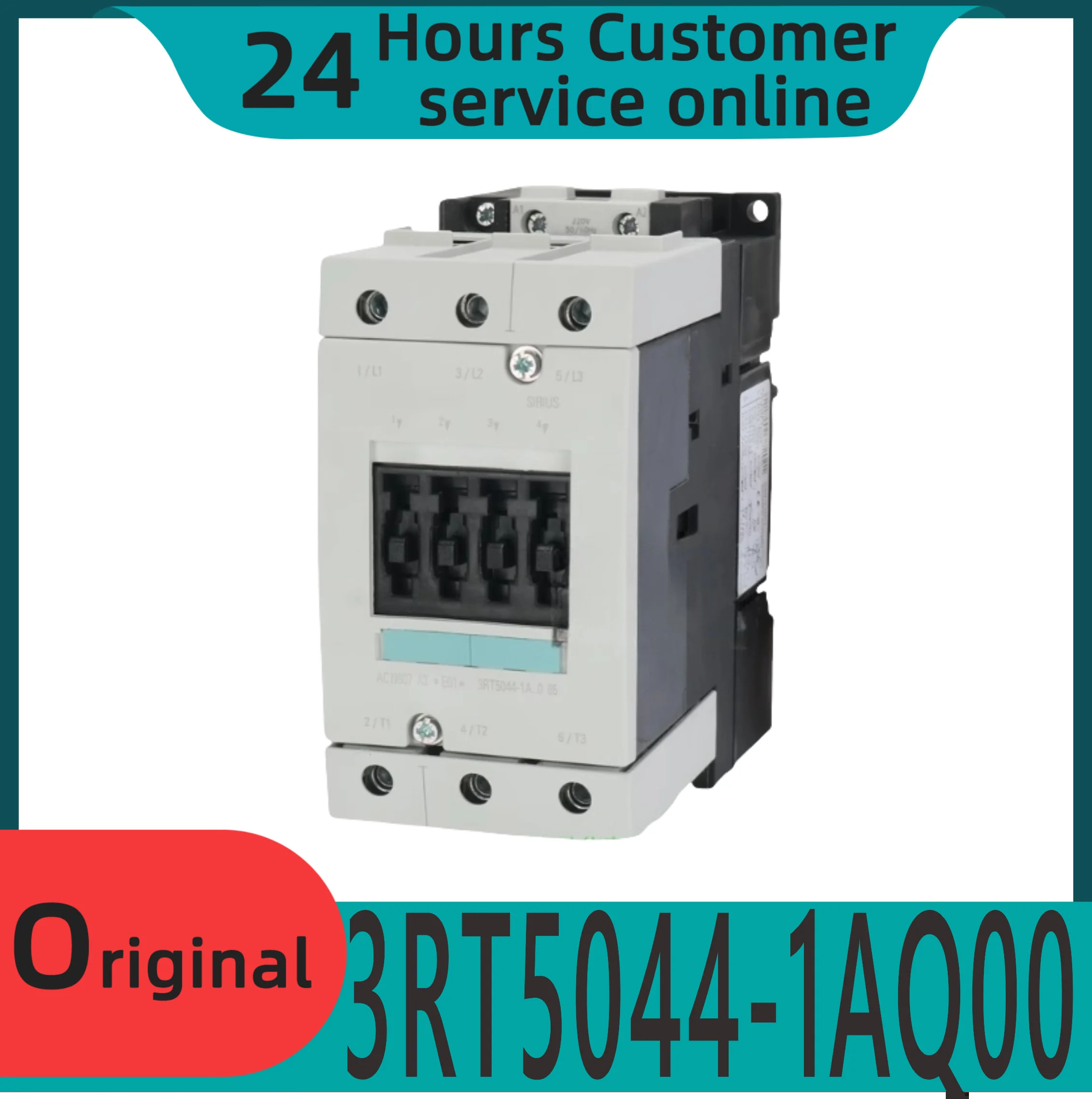 오리지널 AC 접촉기 3RT5044-1AQ00 AC380V 전류 65A 신