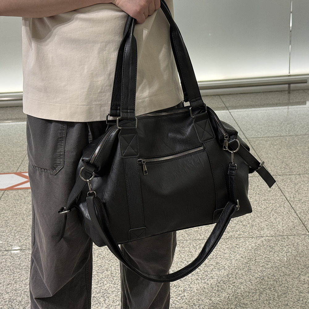 보부상 가방 직장인 출근 대용량 숄더백 대학생 쇼퍼백 - 상세 이미지 2