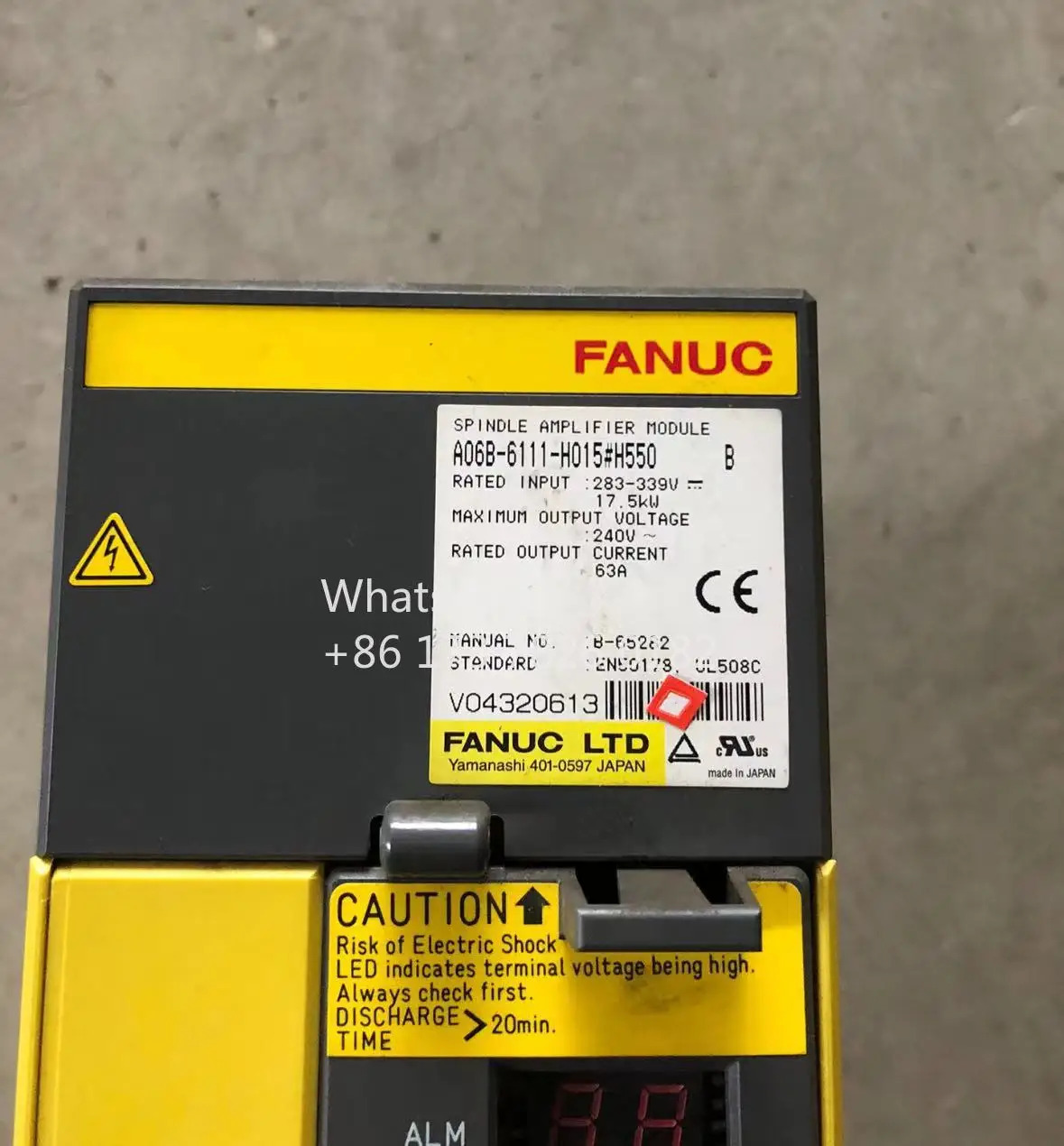 A06B-6111-H015 H550 리퍼 드라이브 작동 기능 OK