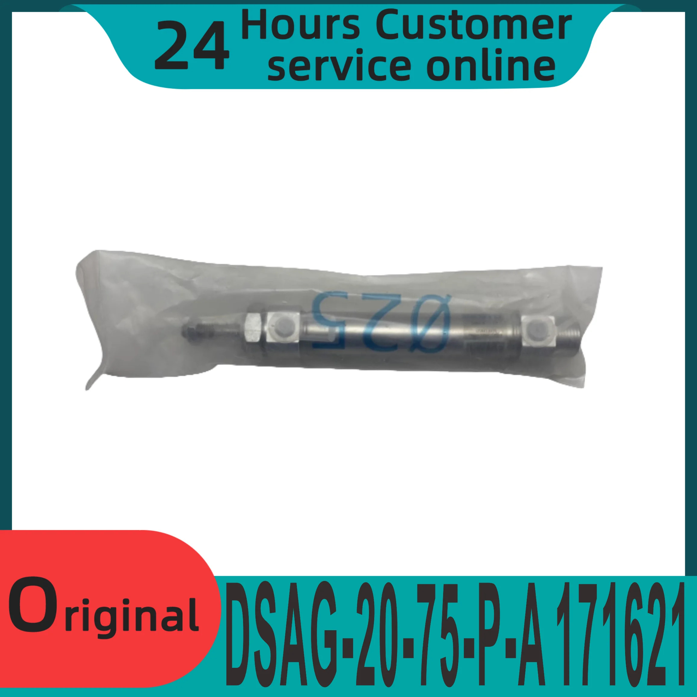 오리지널 더블 액팅 원형 실린더 DSAG-20-75-P-A 171621 신