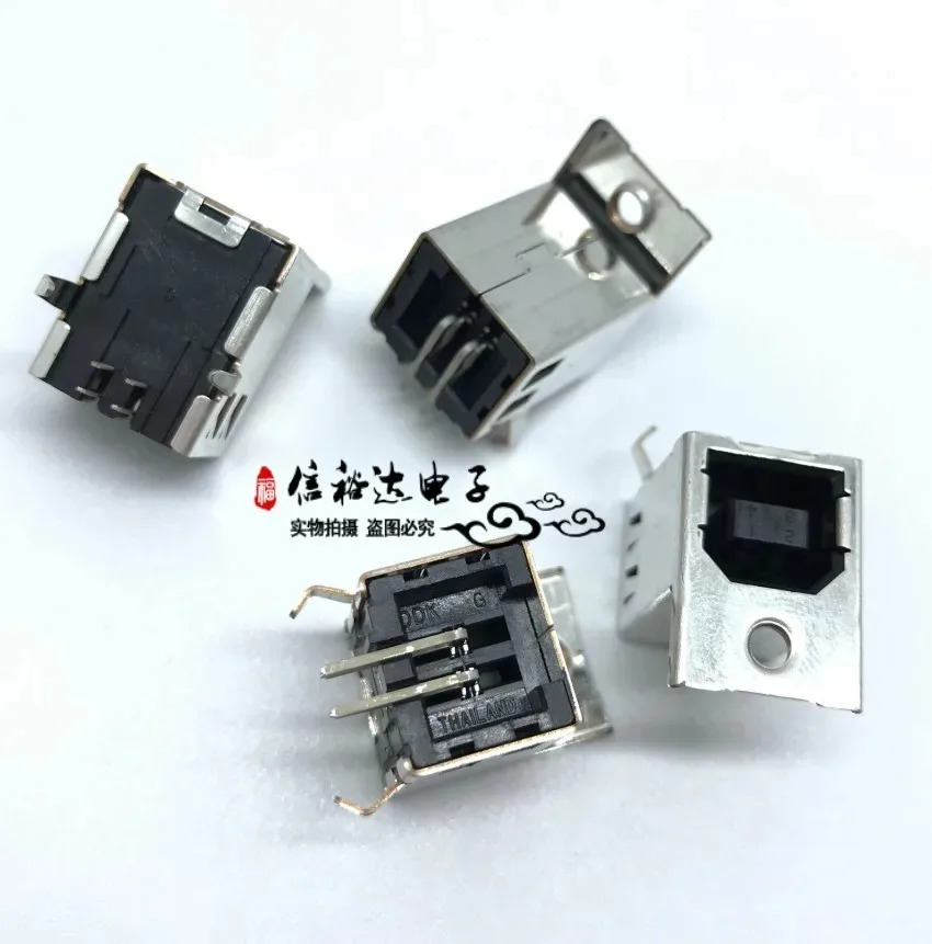 10개 구리 합금 USB-B 마더 시트 B 형 프린터 D 인터페이스 90도