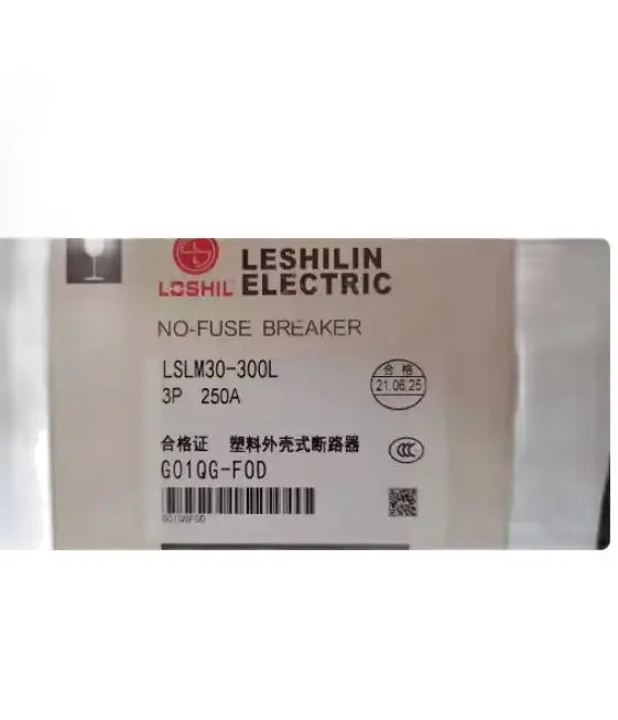 LESHILIN 전기 퓨즈 없는 차단기 LSLM30-300L 3P 150A 250A 200A 신