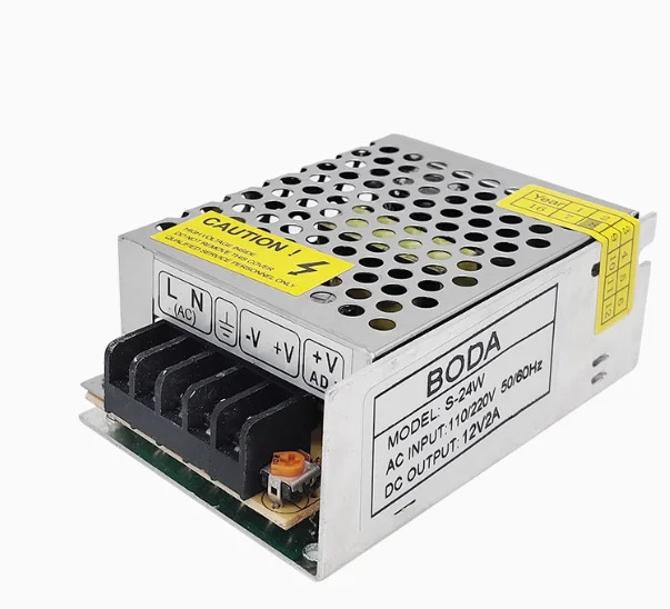 XINXIE 변압기 변환기 AC 220V DC 24V 스위칭 전원공급장치 2A50W 모터 모니터링 카메라 12V 2A