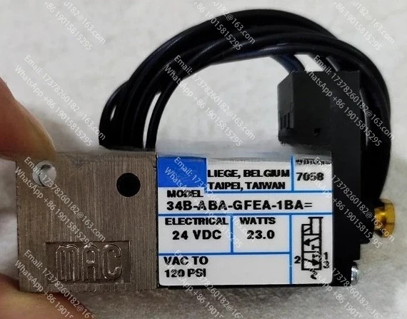34BABAGFEA1BA 7058 23W 오리지널 솔레노이드 밸브