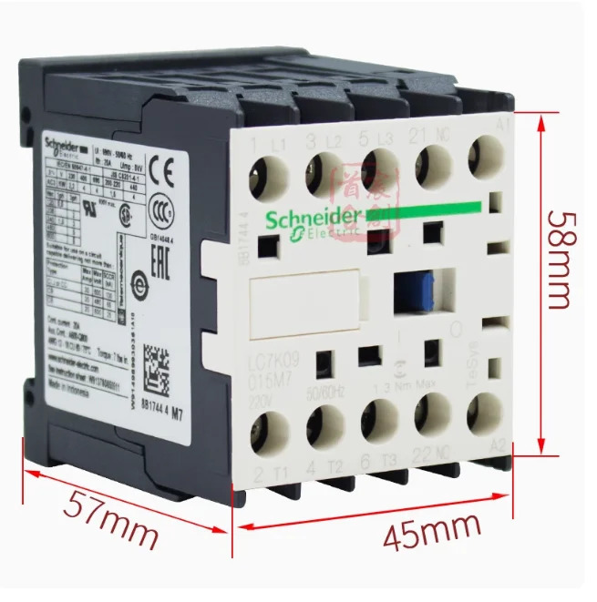 SCHNEIDER 엘리베이터 접촉기 LC7K09015M7 LC7-K09015M7 9A