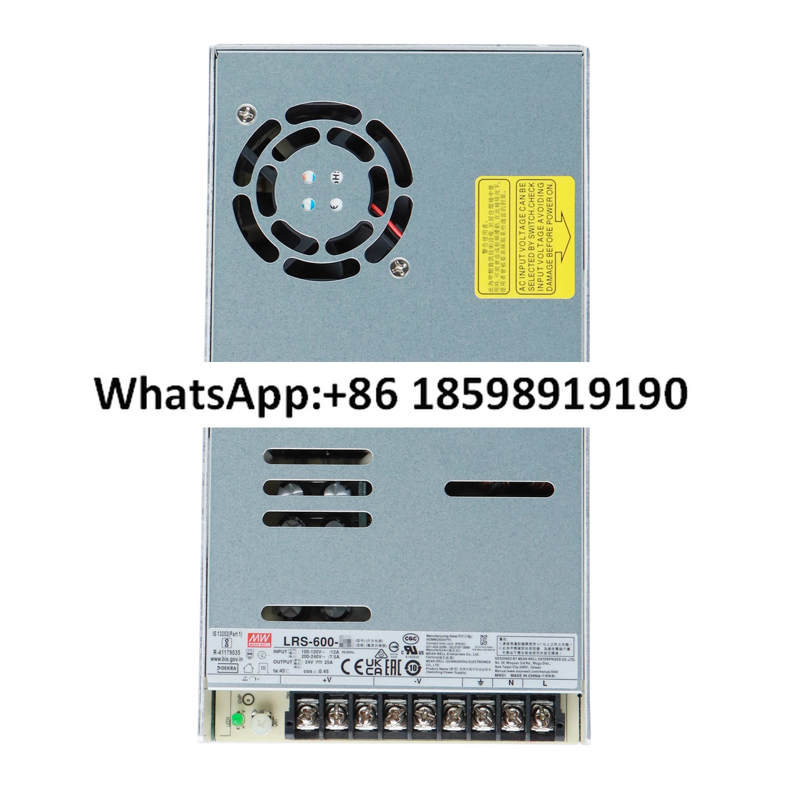 스위칭 전원공급장치 LRS 600 12V24V36V48V600W 변압기 450 24 모터 드라이브