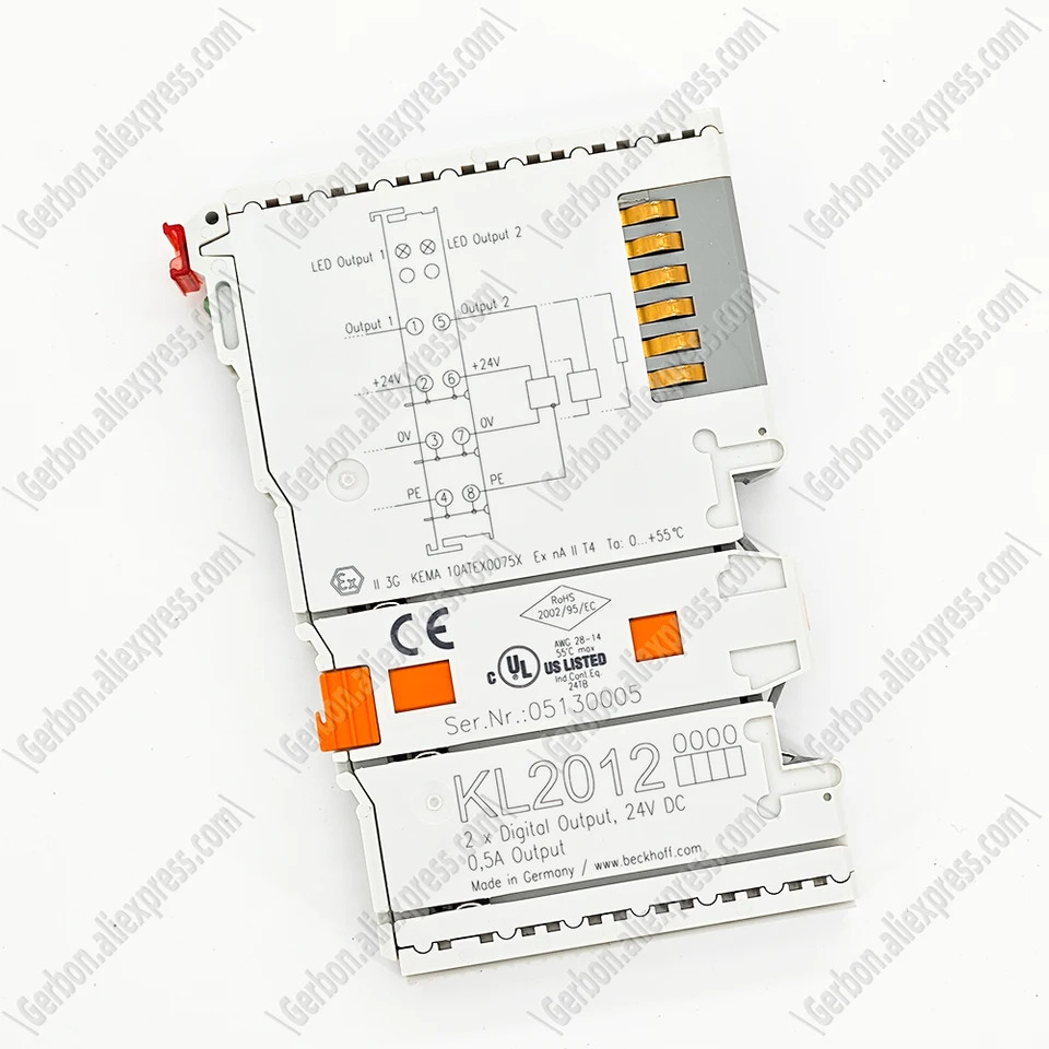 Beckhoff KL2012 터미널 2 채널 디지털 출력 24 V DC 0.5 A 신